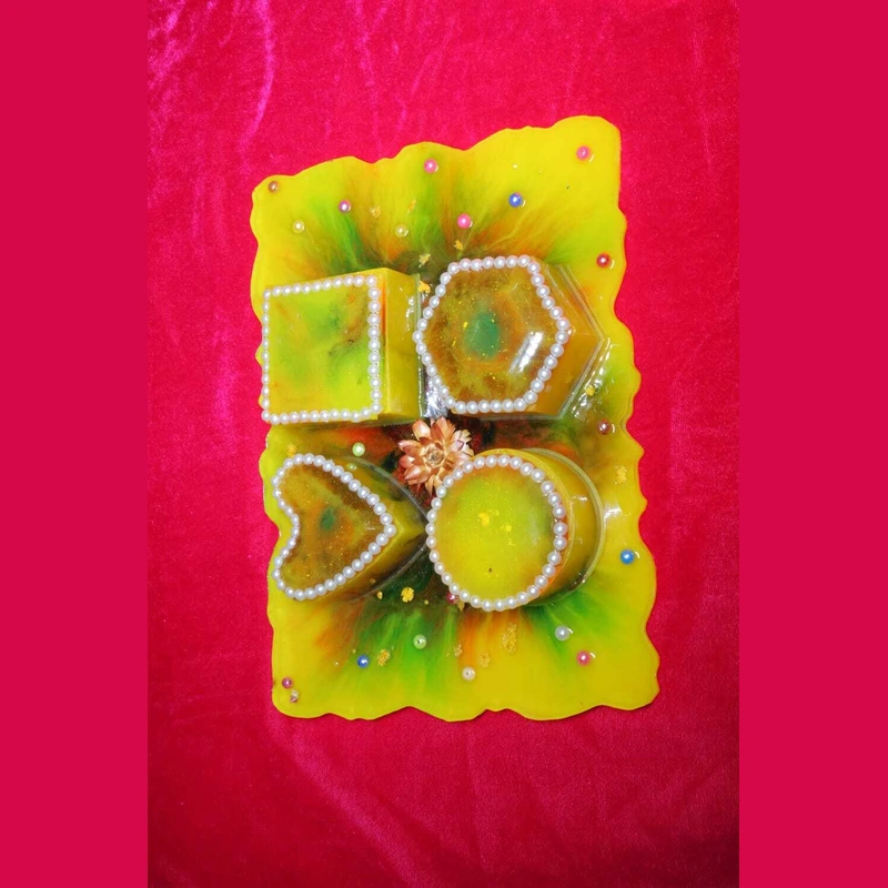 Handcrafted Resin Dry Fruit Tray